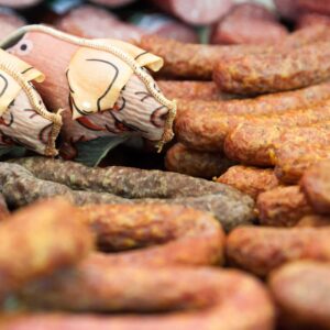 Geräucherte Bratwurst