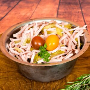 Wurstsalat mit Paprika