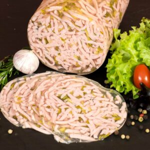 Wurstsülze mit Gurke